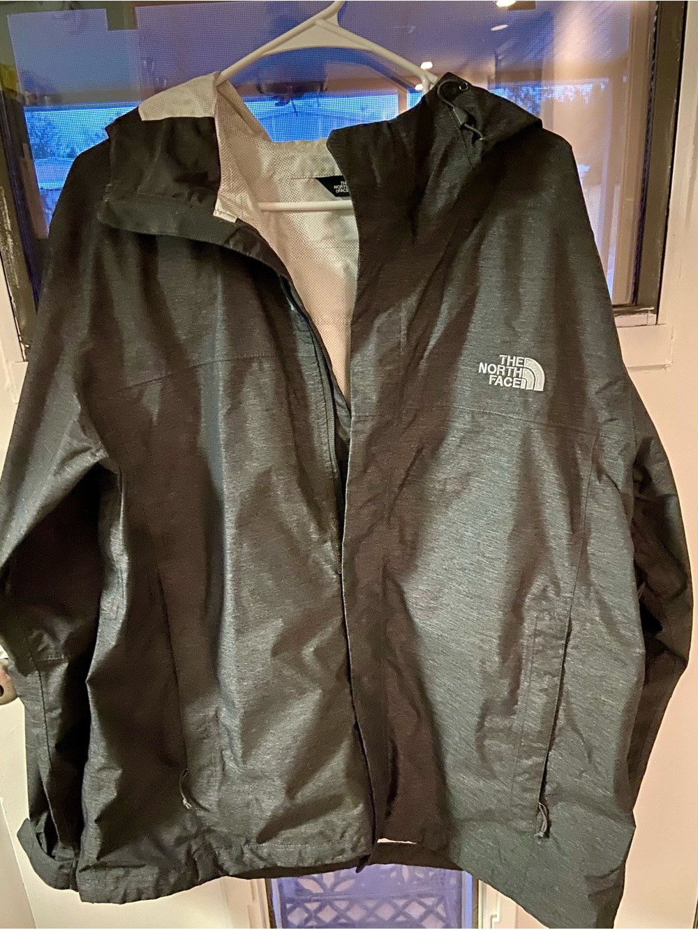 The North Face Charcoal Gray Hooded Shell Jacket - Picture 3 of 6